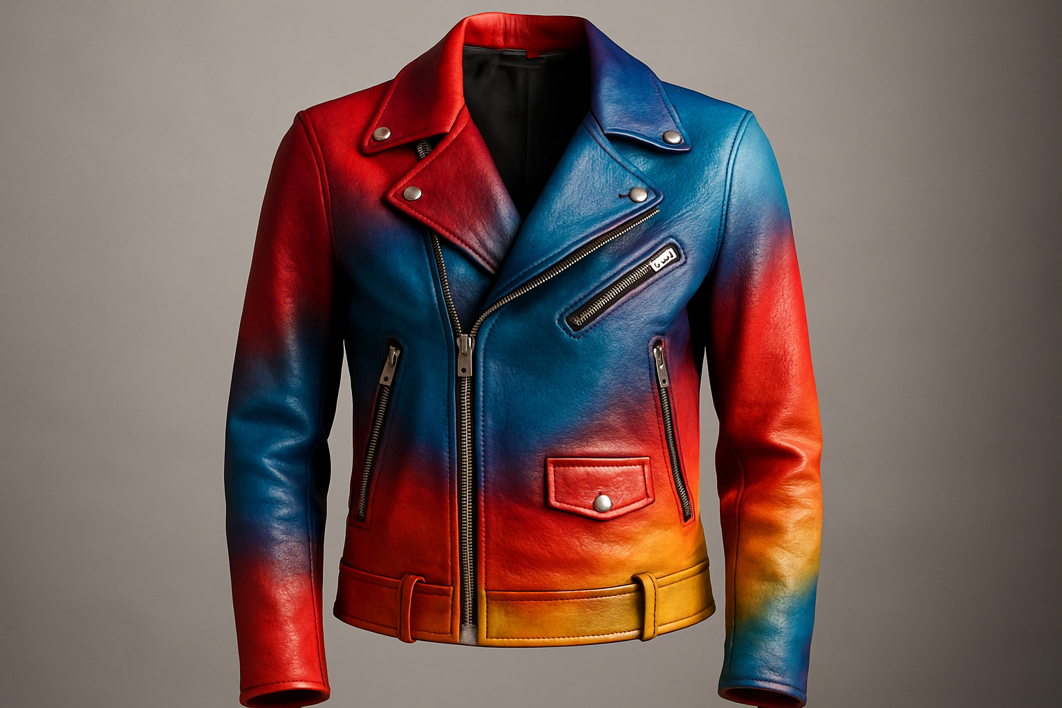 How to Make a Colorful Dyed Leather Jacket